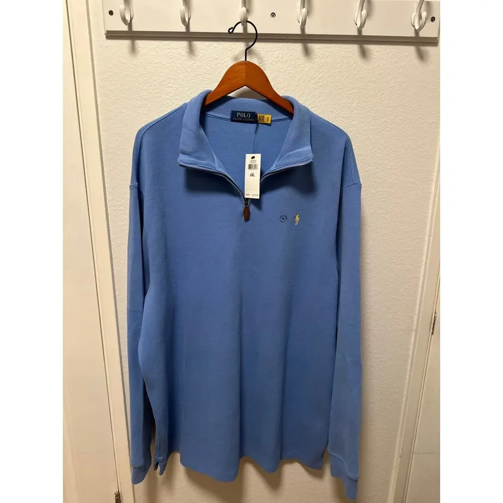 New! Polo Ralph Lauren Half Zip Sweater, Size XXL
